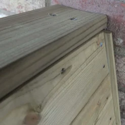 Shire Small Triangular Log Store Tongue And Groove -Westland Garden Deals Store 13082825 9434862456524500