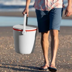 Keter GoBar Outdoor Ice Cooler Table Garden Furniture - Red / White -Westland Garden Deals Store 13412934 1244910901713073