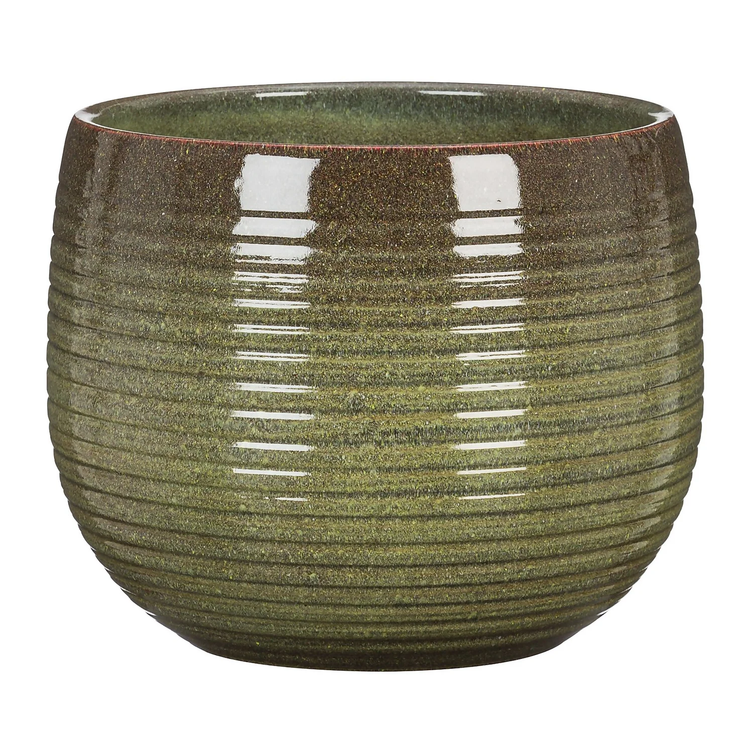 Jungle Green Plant Pot - 16cm 1 Jungle Green Plant Pot - 16cm