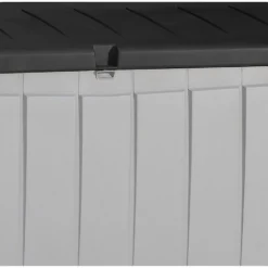 Keter Ace Outdoor Garden Storage Box 124 X 55 X 62.5 Cm - Grey And Black -Westland Garden Deals Store 13432924 1444947994665603