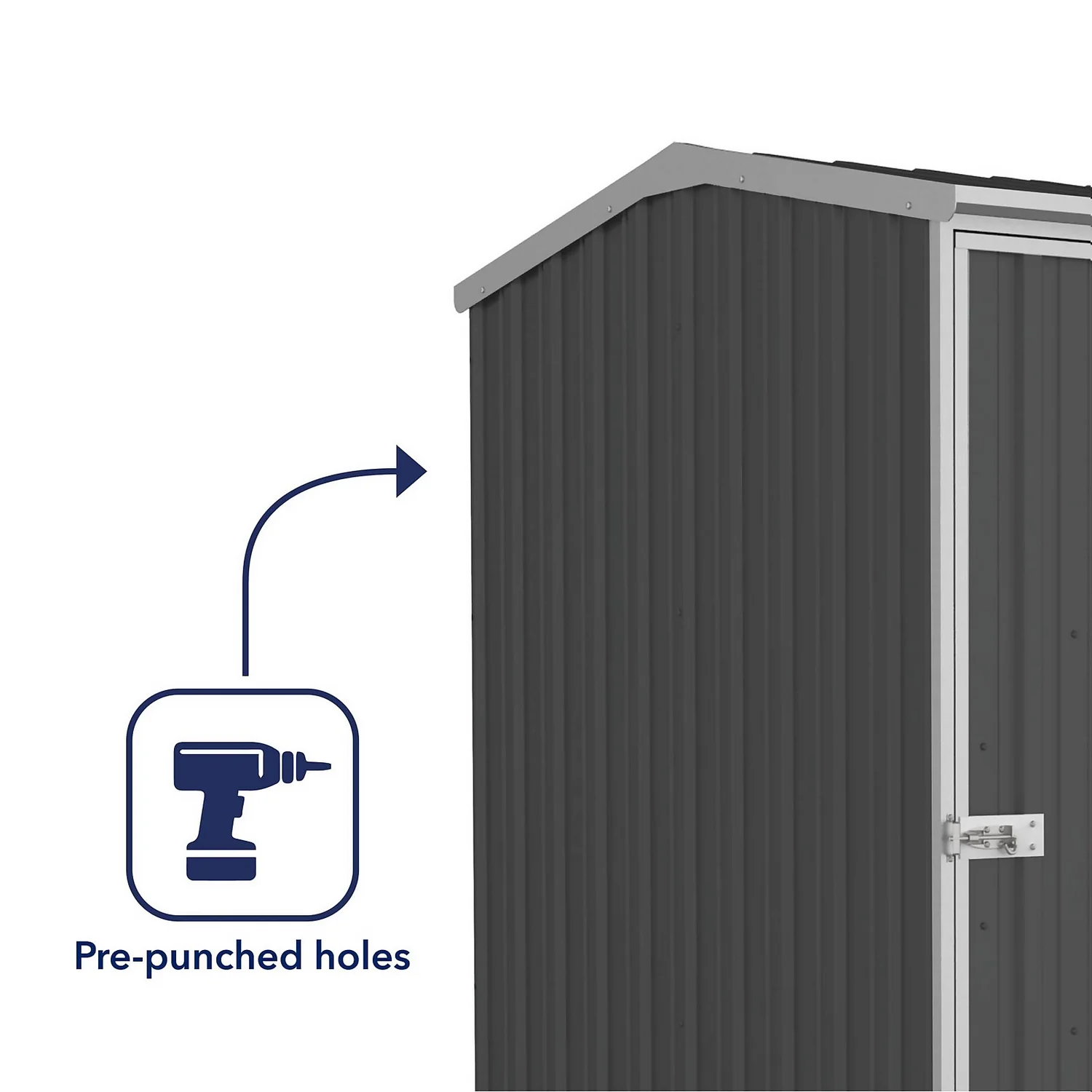 Absco 5 X 5ft Premier Reverse Apex - Dark Grey 6 Absco 5 X 5ft Premier Reverse Apex - Dark Grey - Image 6