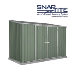 Absco 10 X 5ft Space Saver Metal Pent Shed - Green -Westland Garden Deals Store 13440844 2134929185801898