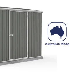 Absco 7.5 X 3ft Space Saver Metal Pent Shed - Grey -Westland Garden Deals Store 13440845 1654929185828823