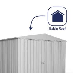 Absco 10 X 20ft Utility Workshop Apex Metal Shed - Zinc -Westland Garden Deals Store 13440861 1184929163712481