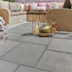 Stylish Stone Chantry Paving 450x450mm Graphite - Full Pack -Westland Garden Deals Store 13452069 1004935333818373