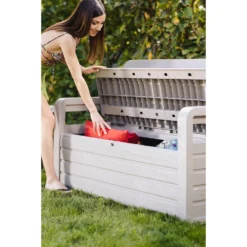 Toomax Forever Spring Bench - Warm Grey -Westland Garden Deals Store 13462731 1984951391545320