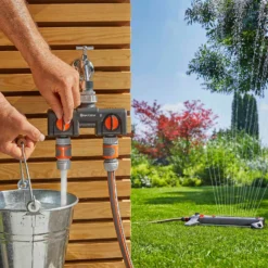 GARDENA Twin-Tap Hose Pipe Connector -Westland Garden Deals Store 13489627 9874920780869931