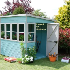 Shire 6 X 6ft Sun Pent Shed - Including Installation -Westland Garden Deals Store 13505280 1284931994243630