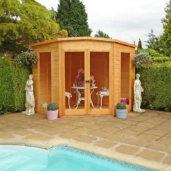 Shire 8 X 8ft Barclay Summerhouse - Including Installation -Westland Garden Deals Store 13505303 7014931995957989