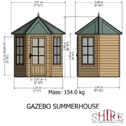 Shire 6 X 6ft Gazebo Summerhouse - Including Installation 14 Shire 6 X 6ft Gazebo Summerhouse - Including Installation -Westland Garden Deals Store 13505304 6504931992140156
