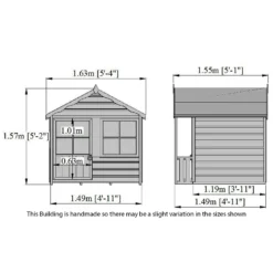 Shire 5 X 4ft Kitty Kids Wooden Playhouse -Westland Garden Deals Store 13505336 1634931200081869