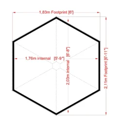 Shire 7 X 6ft Wigwam Kids Wooden Playhouse 9 Shire 7 X 6ft Wigwam Kids Wooden Playhouse -Westland Garden Deals Store 13505341 1754931994262617