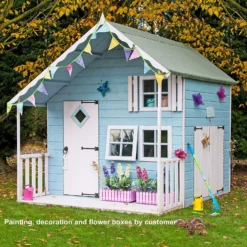 Shire 6 X 8ft Crib Kids Wooden Playhouse - Including Installation 13 Shire 6 X 8ft Crib Kids Wooden Playhouse - Including Installation -Westland Garden Deals Store 13505346 1554931995945737