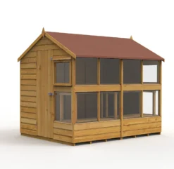 Forest Garden Shiplap Tongue & Groove Dip Treated 8x6 Wooden Potting Shed -Westland Garden Deals Store 13523732 1314942343640231