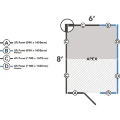 Forest Garden Shiplap Tongue & Groove Dip Treated 8x6 Wooden Potting Shed -Westland Garden Deals Store 13523732 3504937074218702
