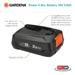 GARDENA Power 4 ALL Battery 18V 2.5Ah 6 GARDENA Power 4 ALL Battery 18V 2.5Ah -Westland Garden Deals Store 13524831 1814936345060965