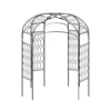 Agriframes Round Gazebo - (H)2.2 X (Diameter)1.8 M - Black