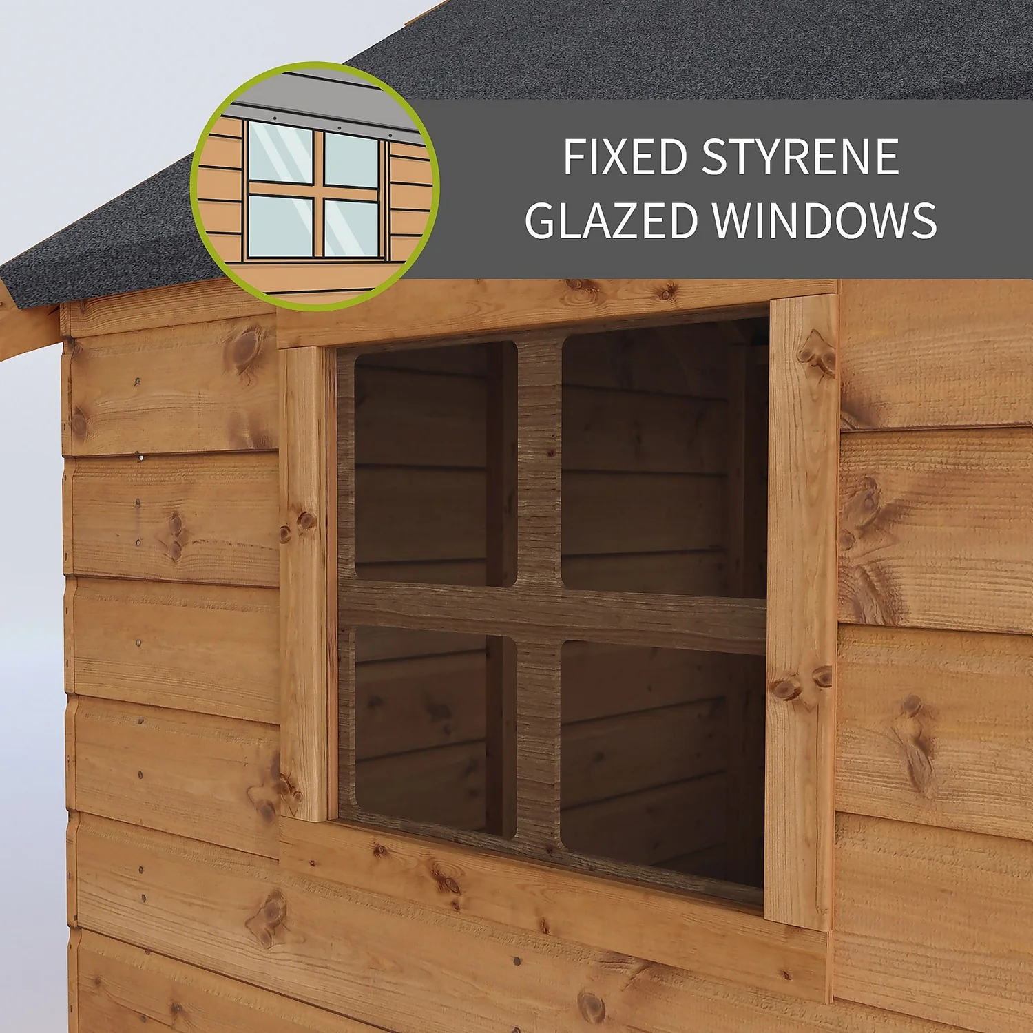 Country Living 7ft X 5ft Premium Bewdley Double Storey Playhouse With Veranda Painted + Installation - Thorpe Towers Grey 2 Country Living 7ft X 5ft Premium Bewdley Double Storey Playhouse With Veranda Painted + Installation - Thorpe Towers Grey - Image 2