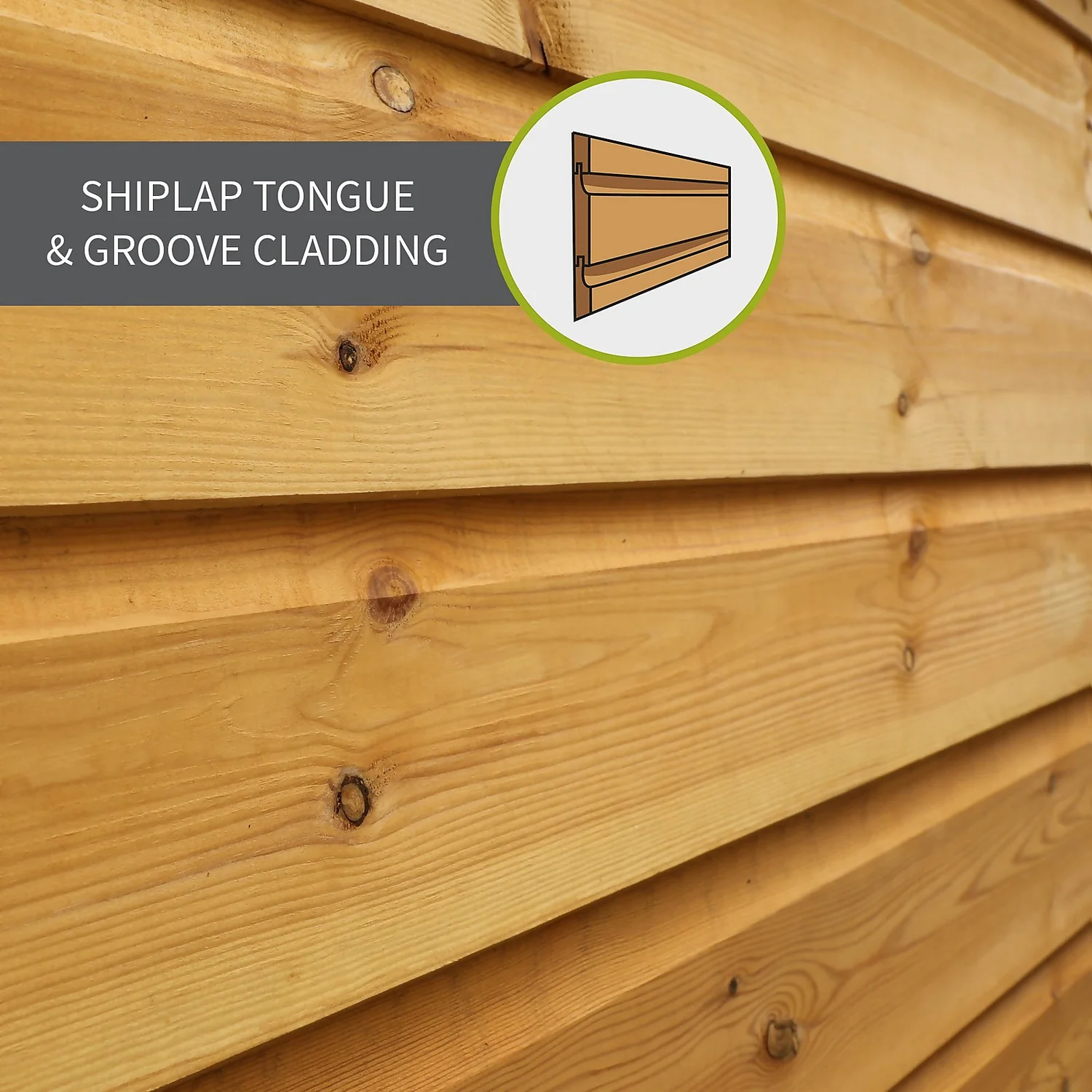 Mercia 12ft X 10ft Premium Shiplap Modular Workshop Shed - Including Installation 4 Mercia 12ft X 10ft Premium Shiplap Modular Workshop Shed - Including Installation - Image 4