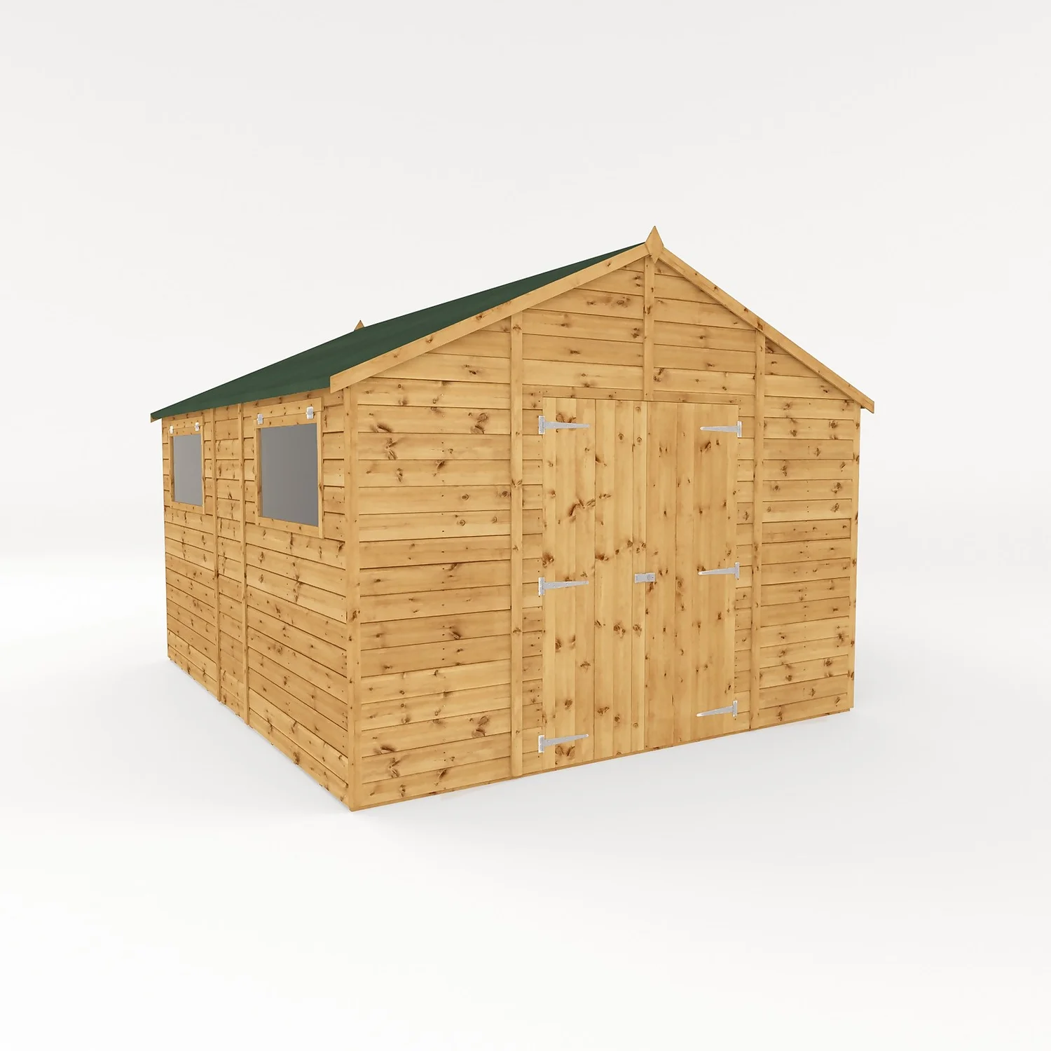 Mercia 12ft X 10ft Premium Shiplap Modular Workshop Shed - Including Installation 1 Mercia 12ft X 10ft Premium Shiplap Modular Workshop Shed - Including Installation