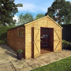 Mercia 18ft X 10ft Premium Shiplap Modular Workshop Shed - Including Installation -Westland Garden Deals Store 13555759 1114949336059266