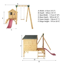 Mercia 4ft X 4ft Snug Wooden Playhouse With Tower 18 Mercia 4ft X 4ft Snug Wooden Playhouse With Tower -Westland Garden Deals Store 13555804 1515027846245938