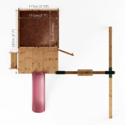 Mercia 4ft X 4ft Snug Wooden Playhouse With Tower 19 Mercia 4ft X 4ft Snug Wooden Playhouse With Tower -Westland Garden Deals Store 13555804 2125027846267187