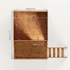 Mercia 5ft X 6ft Pent Wooden Playhouse With Tower -Westland Garden Deals Store 13555813 1314951147279458