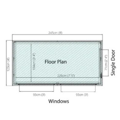 Mercia 8ft X 4ft Premium Shiplap Modular Pent Shed 17 Mercia 8ft X 4ft Premium Shiplap Modular Pent Shed -Westland Garden Deals Store 13555851 1574949336475840