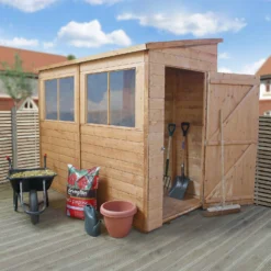 Mercia 8ft X 4ft Premium Shiplap Modular Pent Shed 18 Mercia 8ft X 4ft Premium Shiplap Modular Pent Shed -Westland Garden Deals Store 13555851 1814949336544615