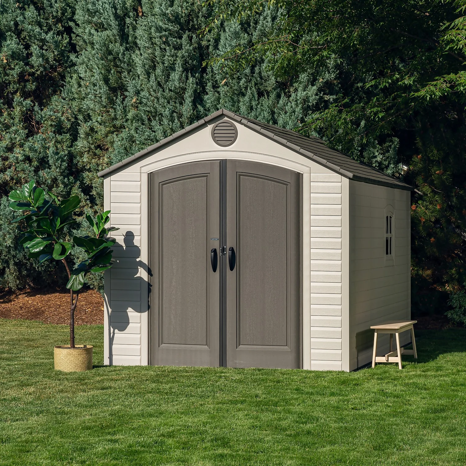 Lifetime Plastic Outdoor Storage Shed - 8x12.5ft 5 Lifetime Plastic Outdoor Storage Shed - 8x12.5ft - Image 5