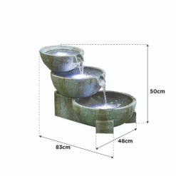 Stylish Fountain Oasis Water Feature With LEDs -Westland Garden Deals Store 13846043 8054962028273395