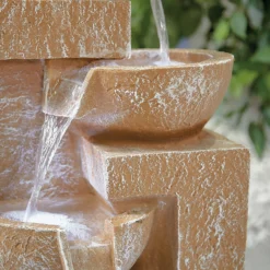 Stylish Fountain Sparkling Bowls Water Feature With LEDs -Westland Garden Deals Store 13846048 1034971880455348