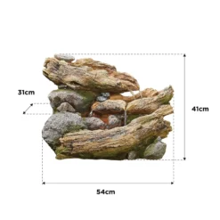 Stylish Fountain Bubbling Brook Water Feature With LEDs -Westland Garden Deals Store 13846059 1884962028336110