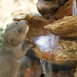 Stylish Fountain Otter Pools Water Feature With LEDs 10 Stylish Fountain Otter Pools Water Feature With LEDs -Westland Garden Deals Store 13846071 4324962028308486