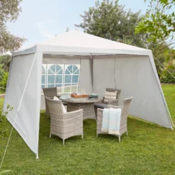 Gazebo With Side Panels - Grey -Westland Garden Deals Store 13884308 1585023690808373