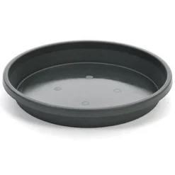 Black Plant Saucer - 36cm