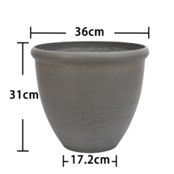 Ashford Planter Grey 35cm -Westland Garden Deals Store 13928636 9455001955518807