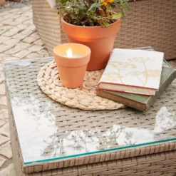 Alexandria Rattan Effect Garden Corner Sofa Set -Westland Garden Deals Store 13936306 8645022386515689