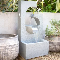 Stylish Fountain Ango Falls Garden Water Feature With LEDs 12 Stylish Fountain Ango Falls Garden Water Feature With LEDs -Westland Garden Deals Store 13947169 4305005844444559