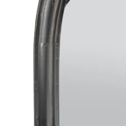 MirrorOutlet Black Somerley Chapel Arch Metal Garden Mirror - 112x61cm -Westland Garden Deals Store 13950556 1344987139668518