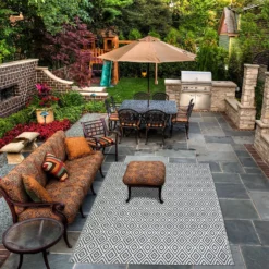 Homebase Outdoor Rug - Grey 160x230cm -Westland Garden Deals Store 13953337 9194989199353489