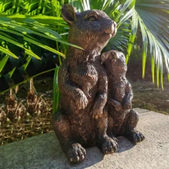Bronze Look Squirrel Family Garden Ornament -Westland Garden Deals Store 13965954 3315014597292721