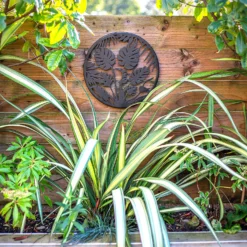 Jungle Leaf Garden Wall Art 35cm - Black 8 Jungle Leaf Garden Wall Art 35cm - Black -Westland Garden Deals Store 13981006 3475005835433276