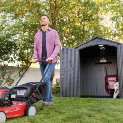 Lifetime 7x7ft Outdoor Storage Shed - Rough-Cut Grey 14 Lifetime 7x7ft Outdoor Storage Shed - Rough-Cut Grey -Westland Garden Deals Store 13997403 1125000054921586