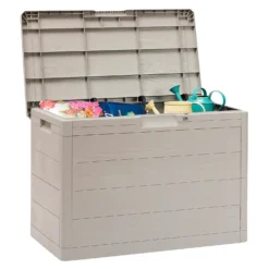 Toomax Garden Storage Box 160L - Warm Grey -Westland Garden Deals Store 13997480 1115004537171423