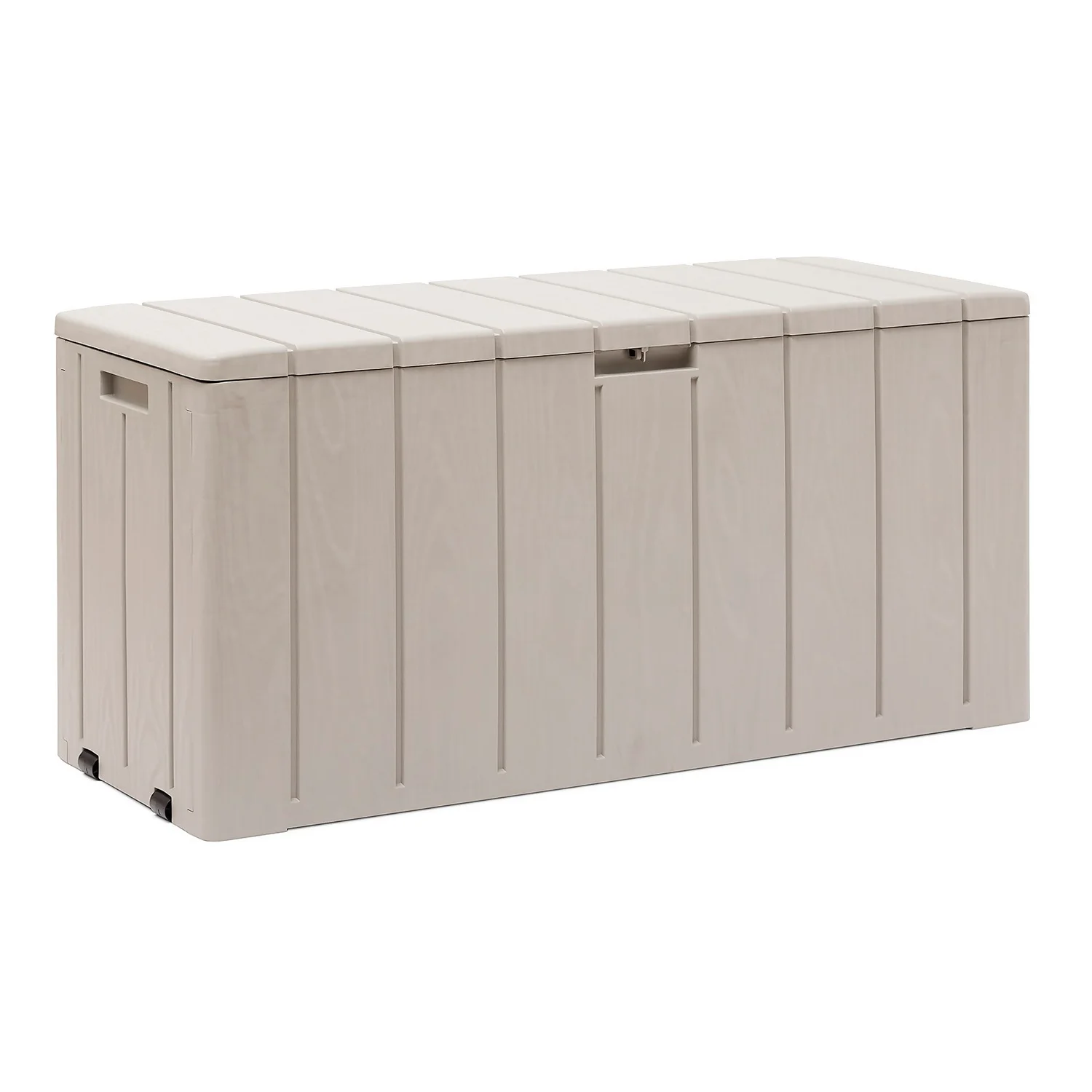 Toomax Bravo Garden Storage Box 270L - Warm Grey 1 Toomax Bravo Garden Storage Box 270L - Warm Grey