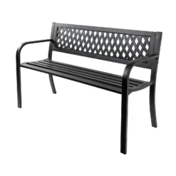 Black Steel Garden Bench -Westland Garden Deals Store 14005779 7435018249610474
