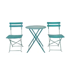 Millie Metal Bistro Set - Green -Westland Garden Deals Store 14005782 6135018249521962