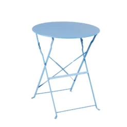 Millie Metal Bistro Set - Blue 12 Millie Metal Bistro Set - Blue -Westland Garden Deals Store 14005783 1995022384428895